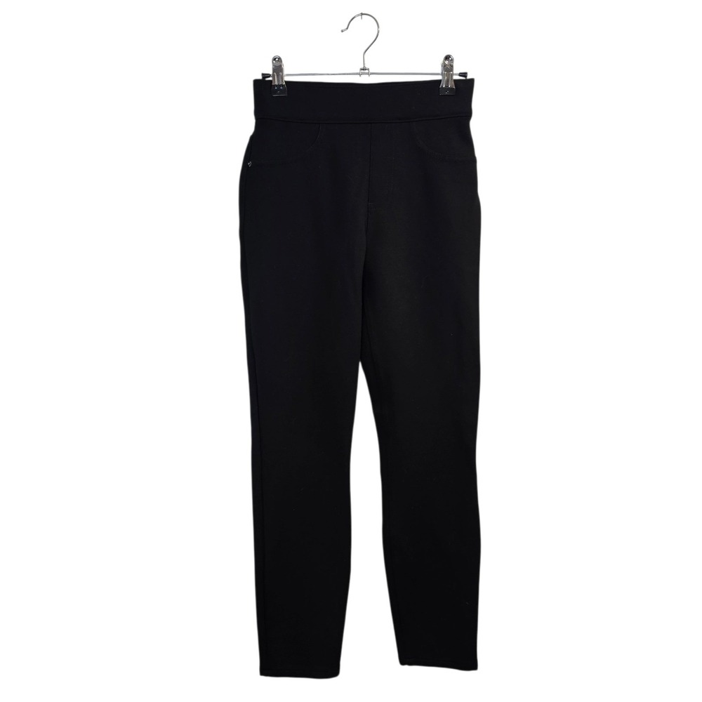 SPANX Black‎ Ponte Knit High Waisted Slim Straight Leg Pants Women's XS